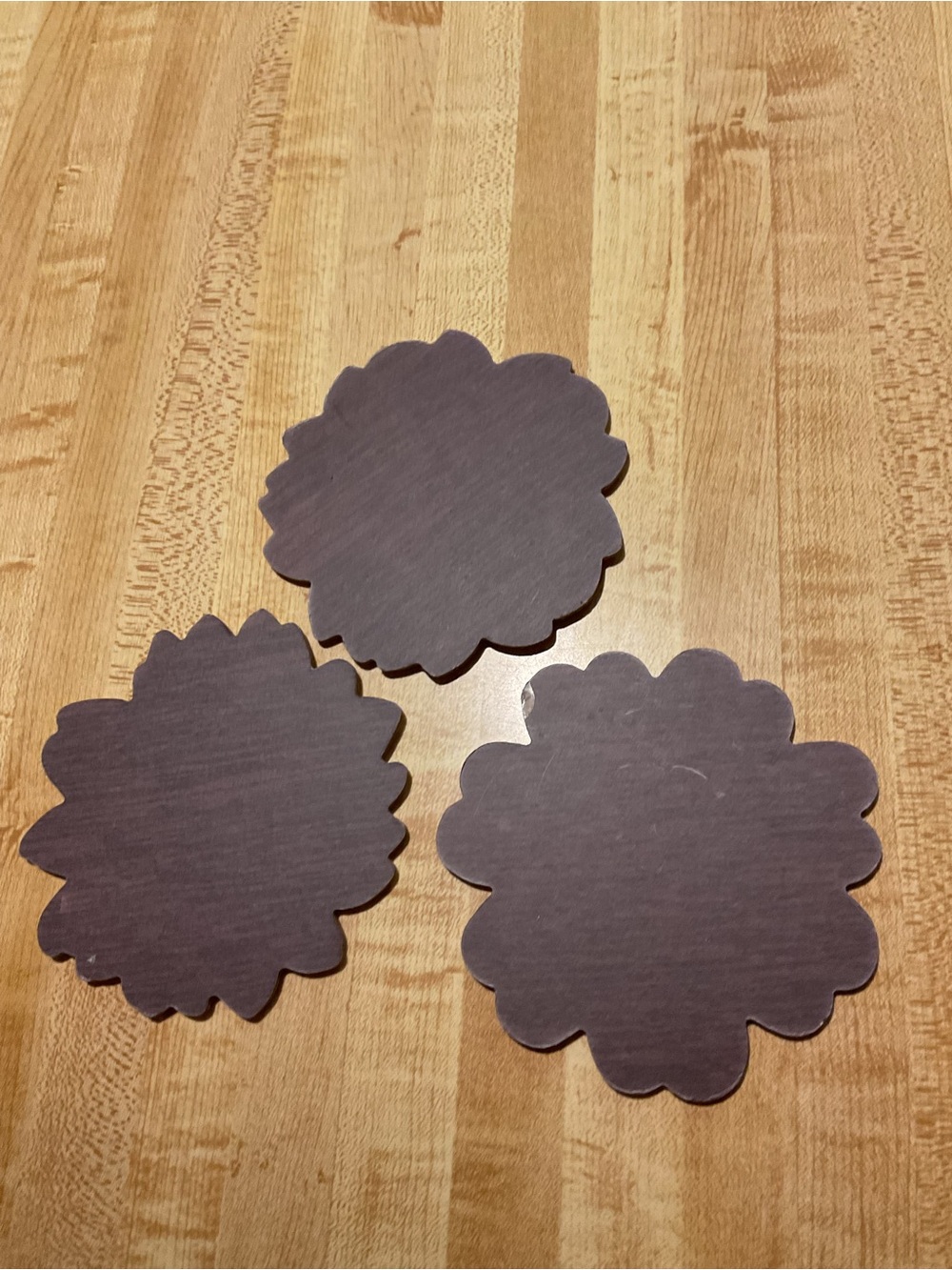 🌸 Handmade Floral Diamond Art Coasters – Set of 3🌸 Sealed - Picture 2 of 2